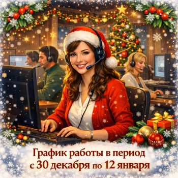 Режим работы в Новогодние праздники 2026